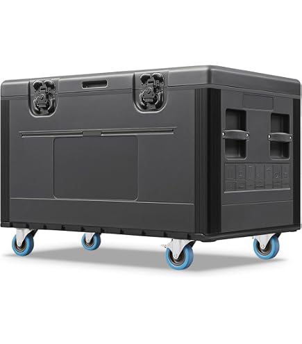 Amazon.com: Diandian Utility Cable Trunk Road Case with Wheels, 35